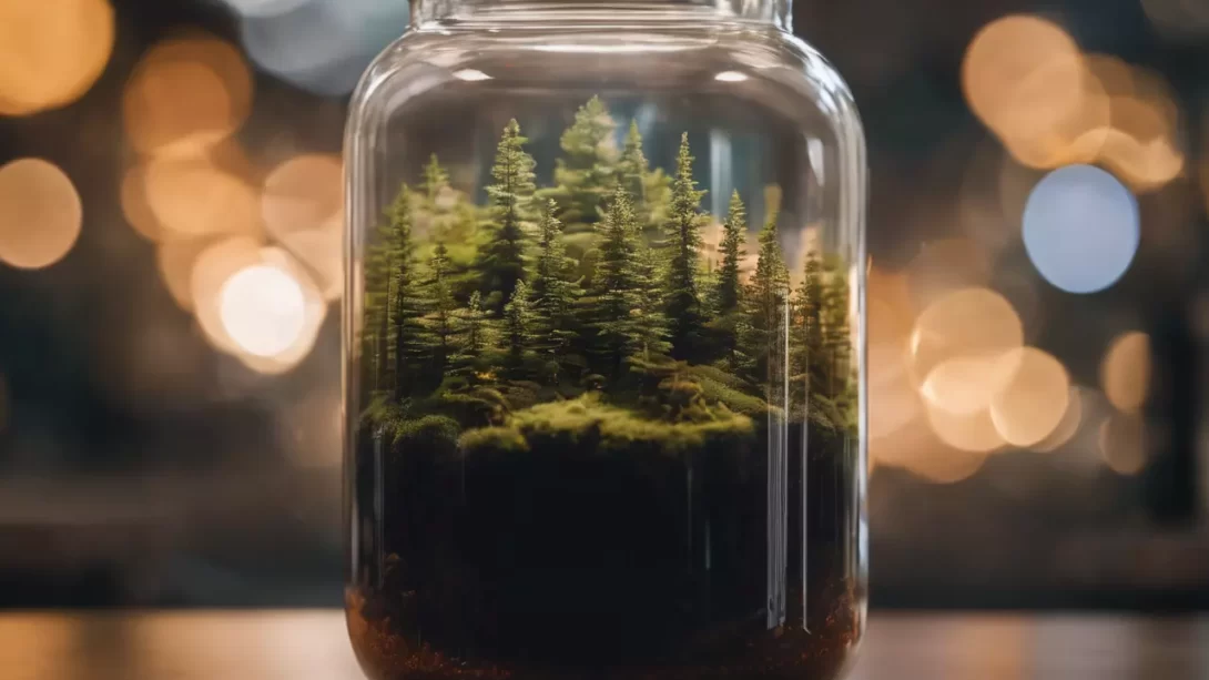 Ecosystem in a jar