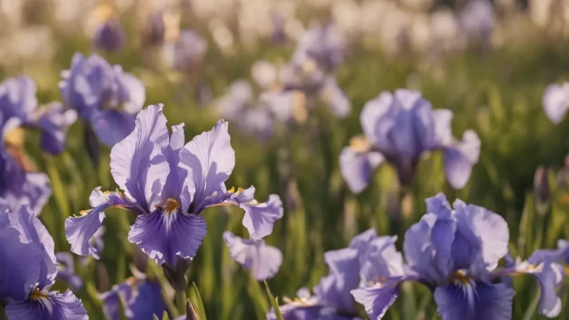 Iris flowers