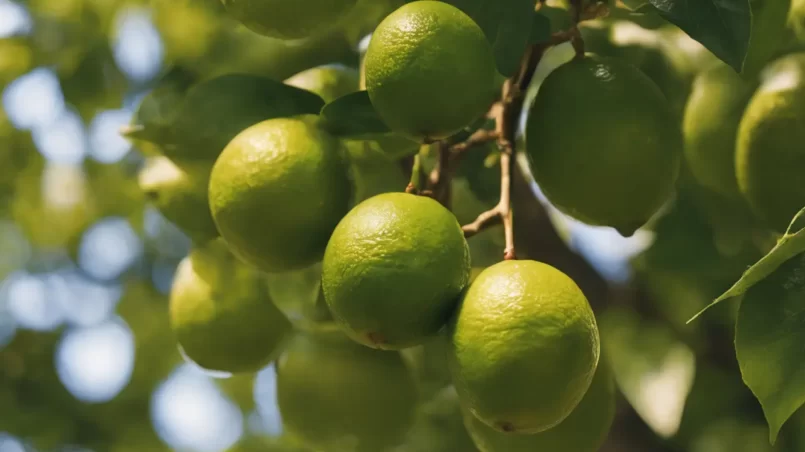 Lime tree with limes