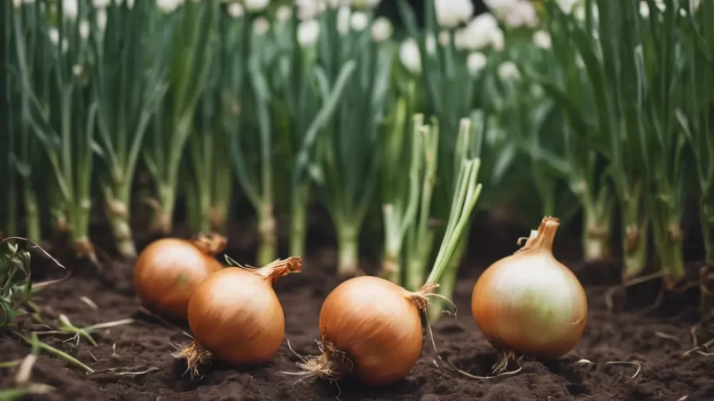 Onions before planting