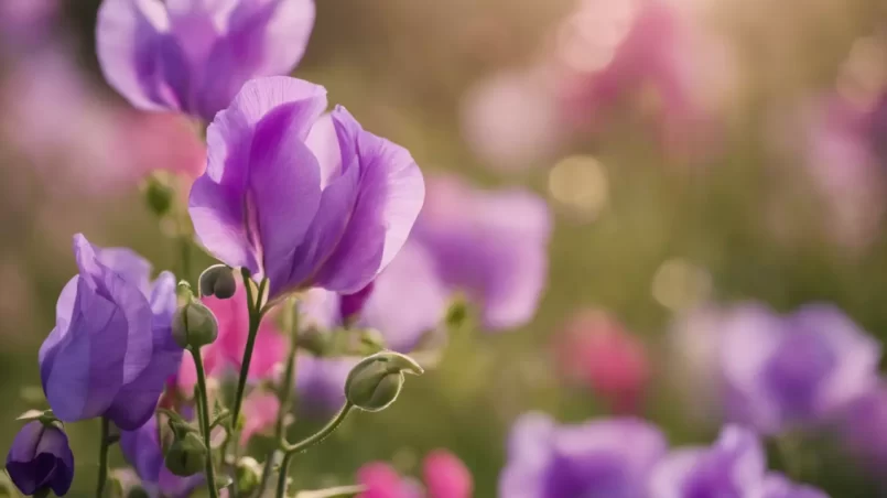 Sweet Pea Flowers