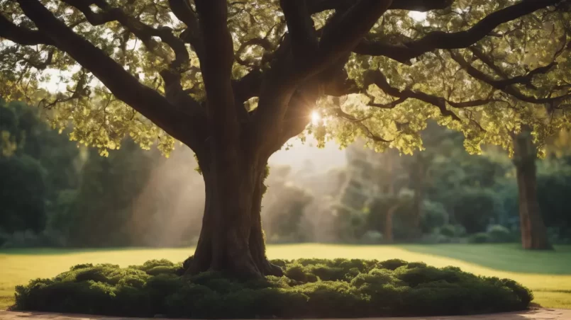 Tree in garden