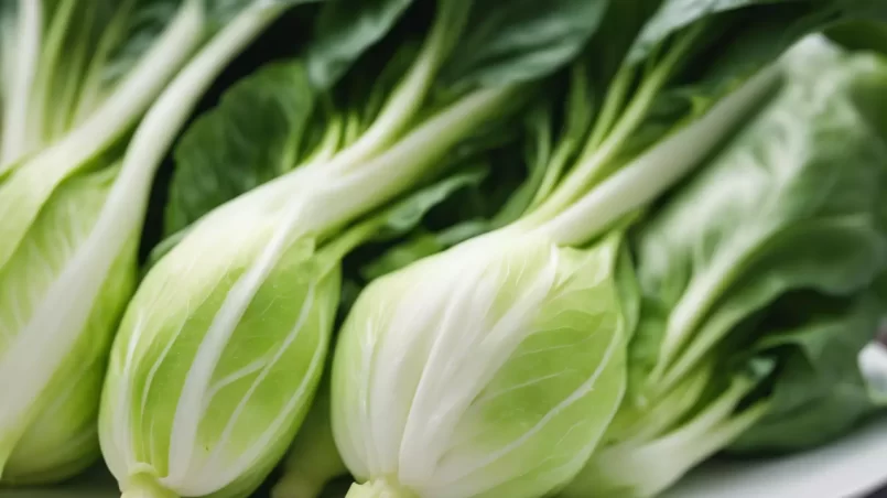 bok choy before freezing