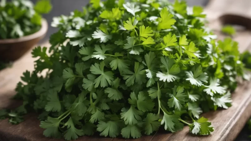 bunch of cilantro