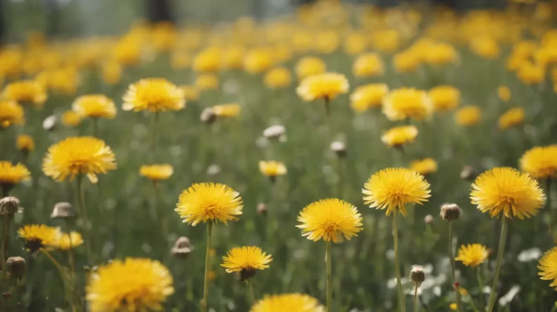 dandelions