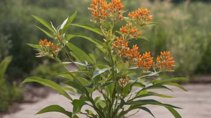 potted milkweed