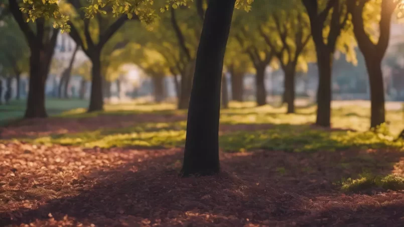 trees in garden