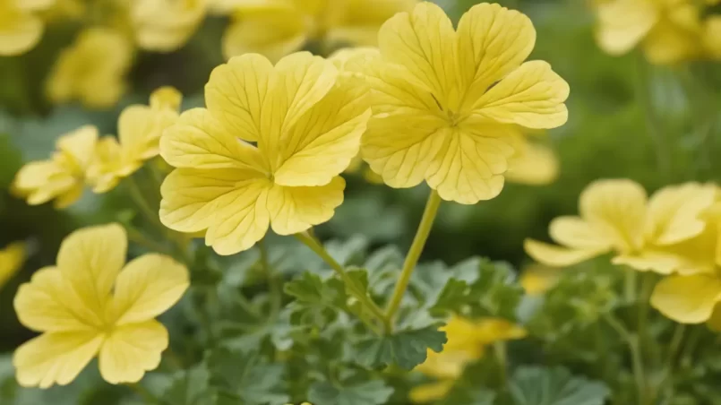 yellow geranium