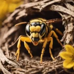 yellow jacket in nest