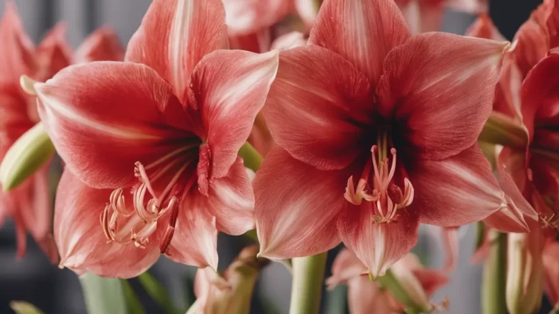 Amaryllis blossoms