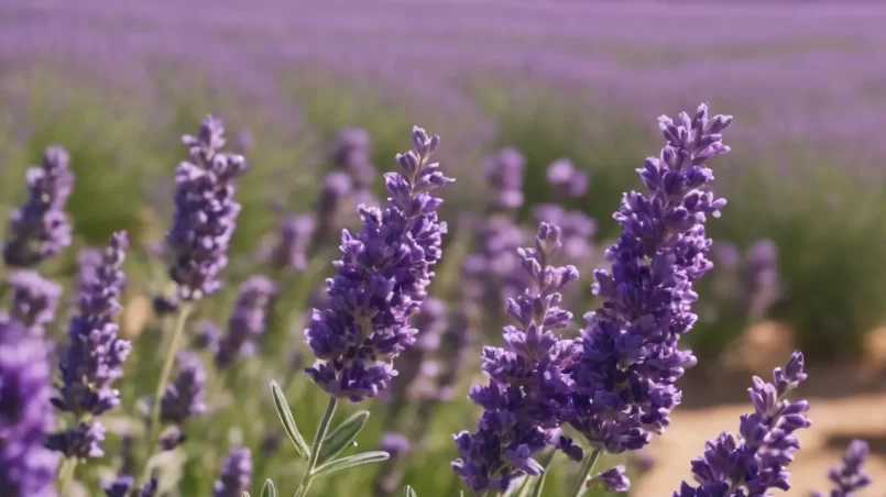 Blooming lavenders