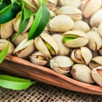 Bowl with pistachios nut