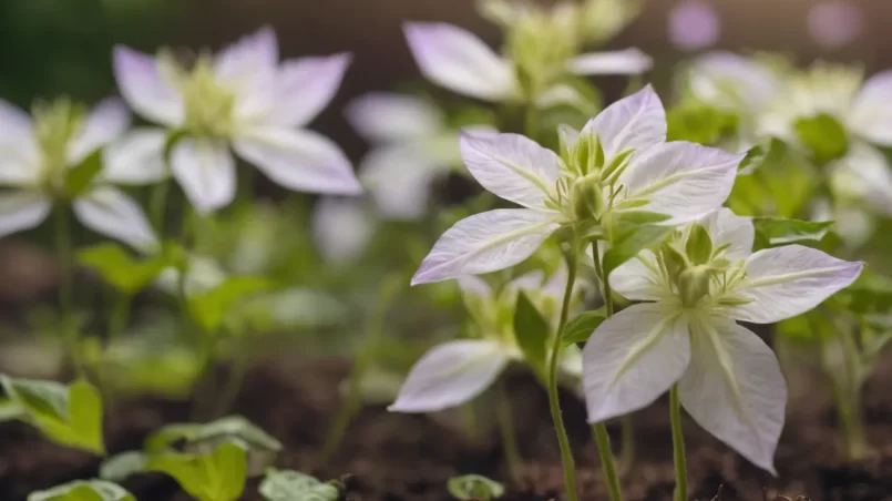 Clematis seedlings