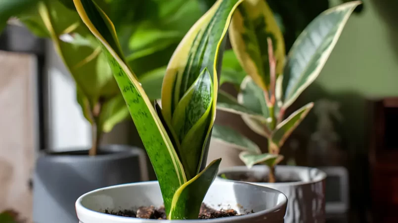 Snake plant (Dracaena trifasciata)