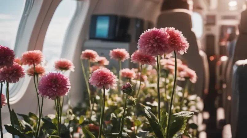 Flowers on a Plane