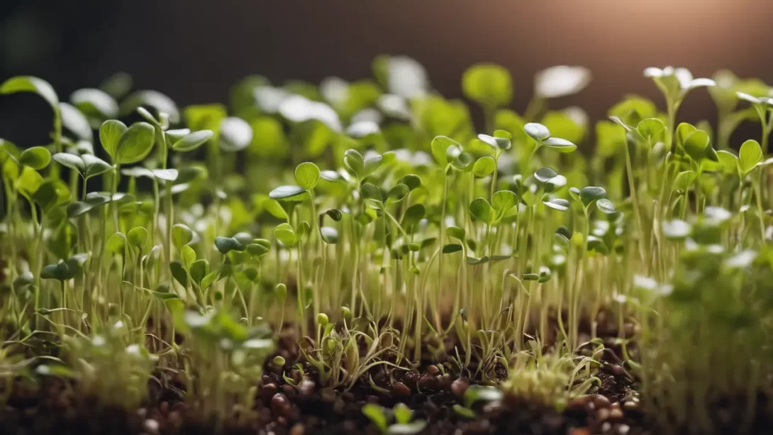 Microgreens without soil