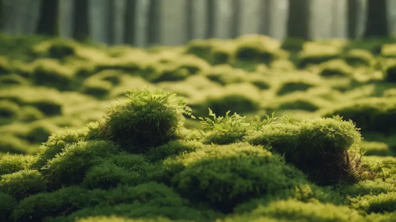 Moss in forest