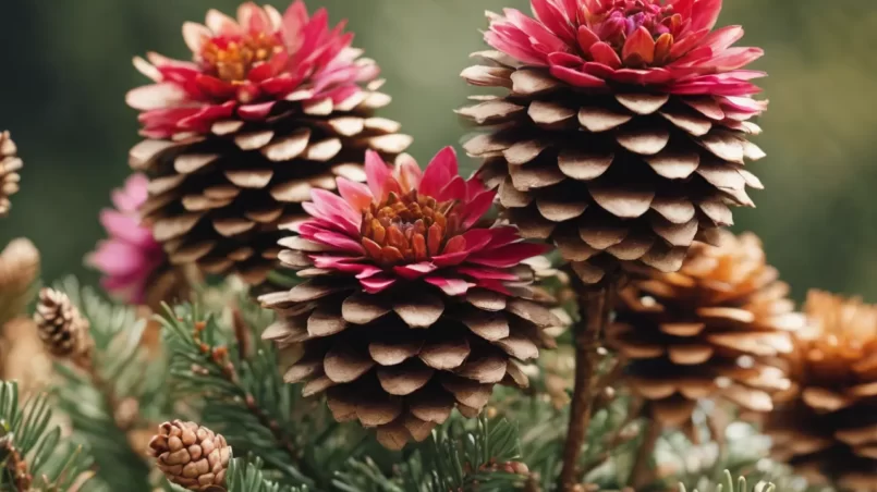 Pine Cone Flowers