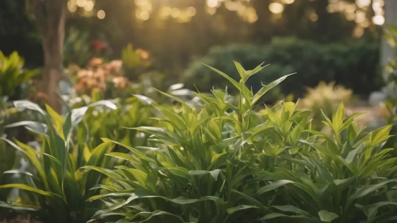 Plants in garden