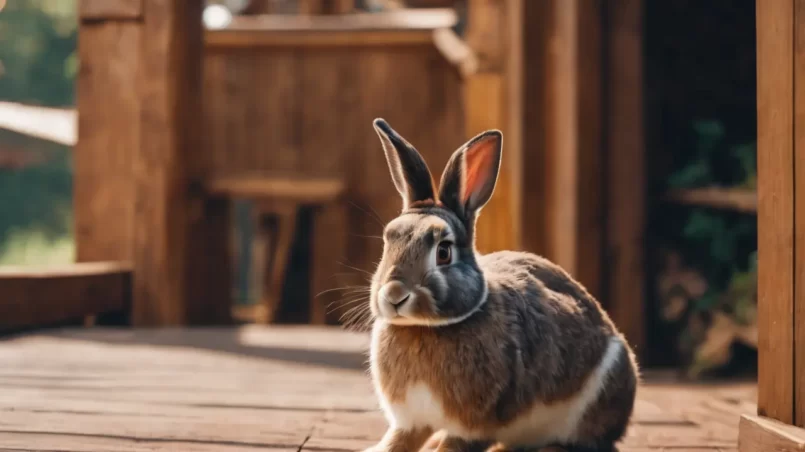 Rabbits Under Deck