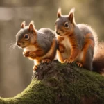 Squirrels in tree
