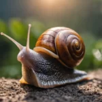 snail in garden