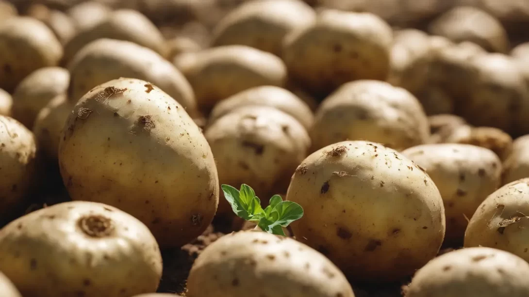 Sprouted potatoes