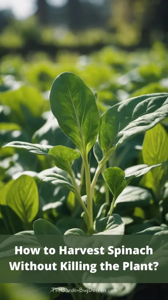 How to Harvest Spinach Without Killing the Plant?